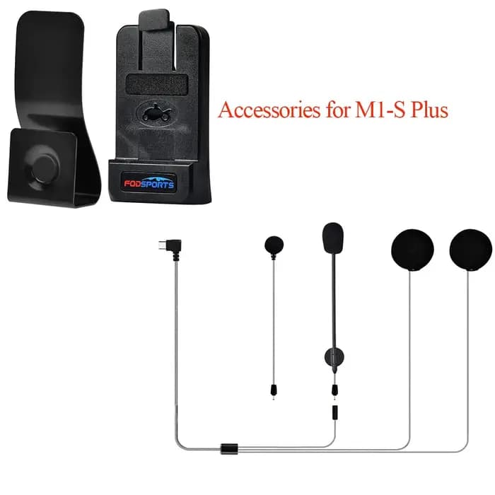 Fodsports Moto Bluetooth Casque Casque Interphone Accessoires pour M1-S Plus M1-S Air Écouteur Écout